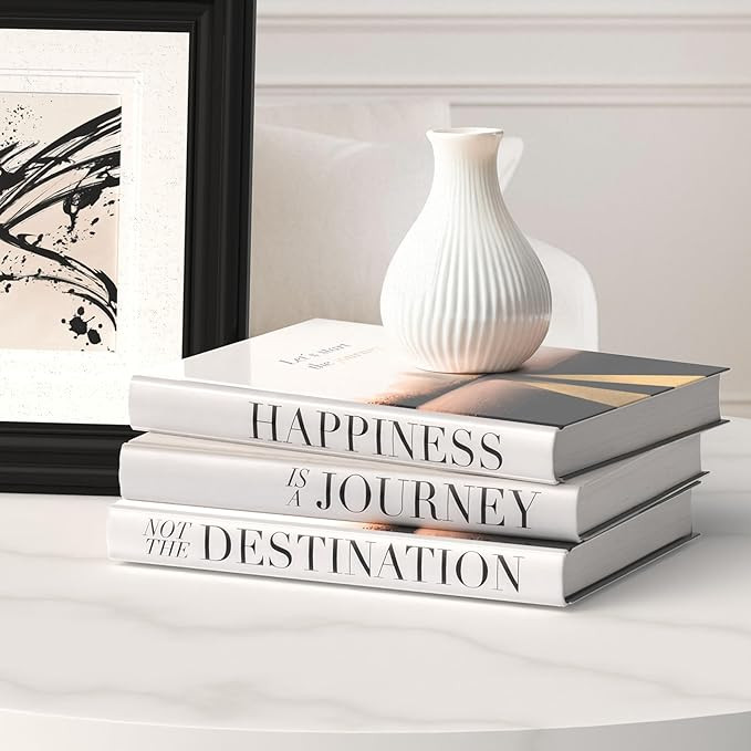 Decorative Books for Home Decor - Coffee Table Book Decor - Fake Books for Decoration - Faux Book... | Amazon (US)