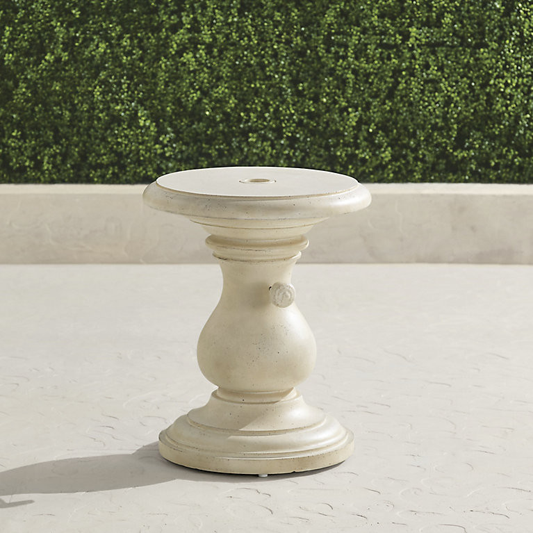 Cove Umbrella Table with Adjustable Feet & Umbrella Hole Cover | Frontgate