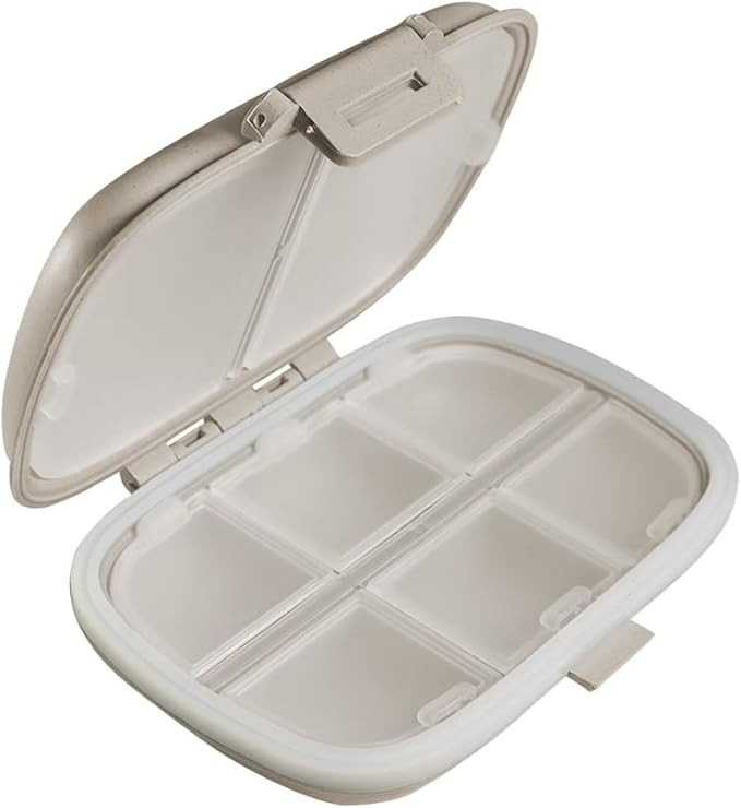 Amazon.com: 8 Compartments Weekly Pill Organizer, Medicine Organizer, Pill Container, Daily Pill ... | Amazon (US)