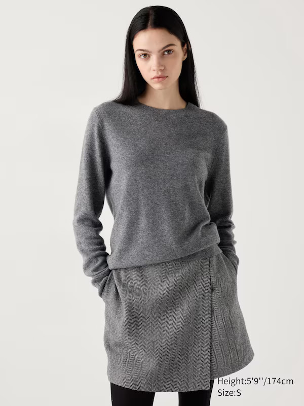 100% Cashmere Crew Neck Jumper | UNIQLO (UK)
