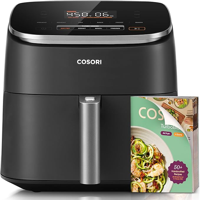 COSORI Air Fryer 9-in-1, Compact & Large 6-Qt, Premium Ceramic Coating, 90–450°F Precise Heat ... | Amazon (US)
