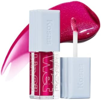 Kosas Wet Lip Oil Gloss - Hydrating Lip Plumping Treatment with Hyaluronic Acid & Peptides, Non-S... | Amazon (US)