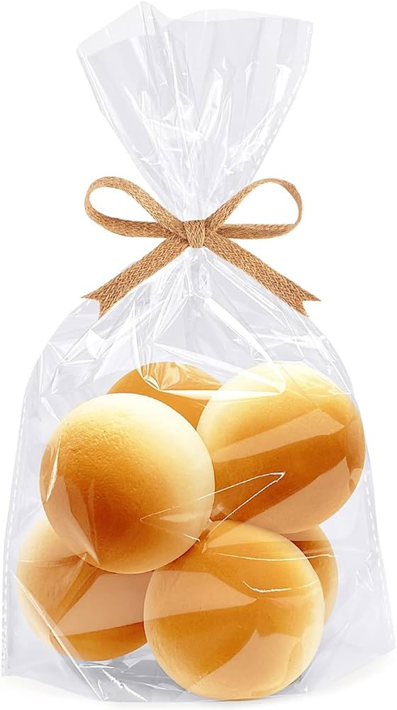 Morepack Flat Bottom Cellophane Bags,100Pcs 8x3x12 Inches Clear Flat Bottom Cellophane Treat Gift... | Amazon (US)