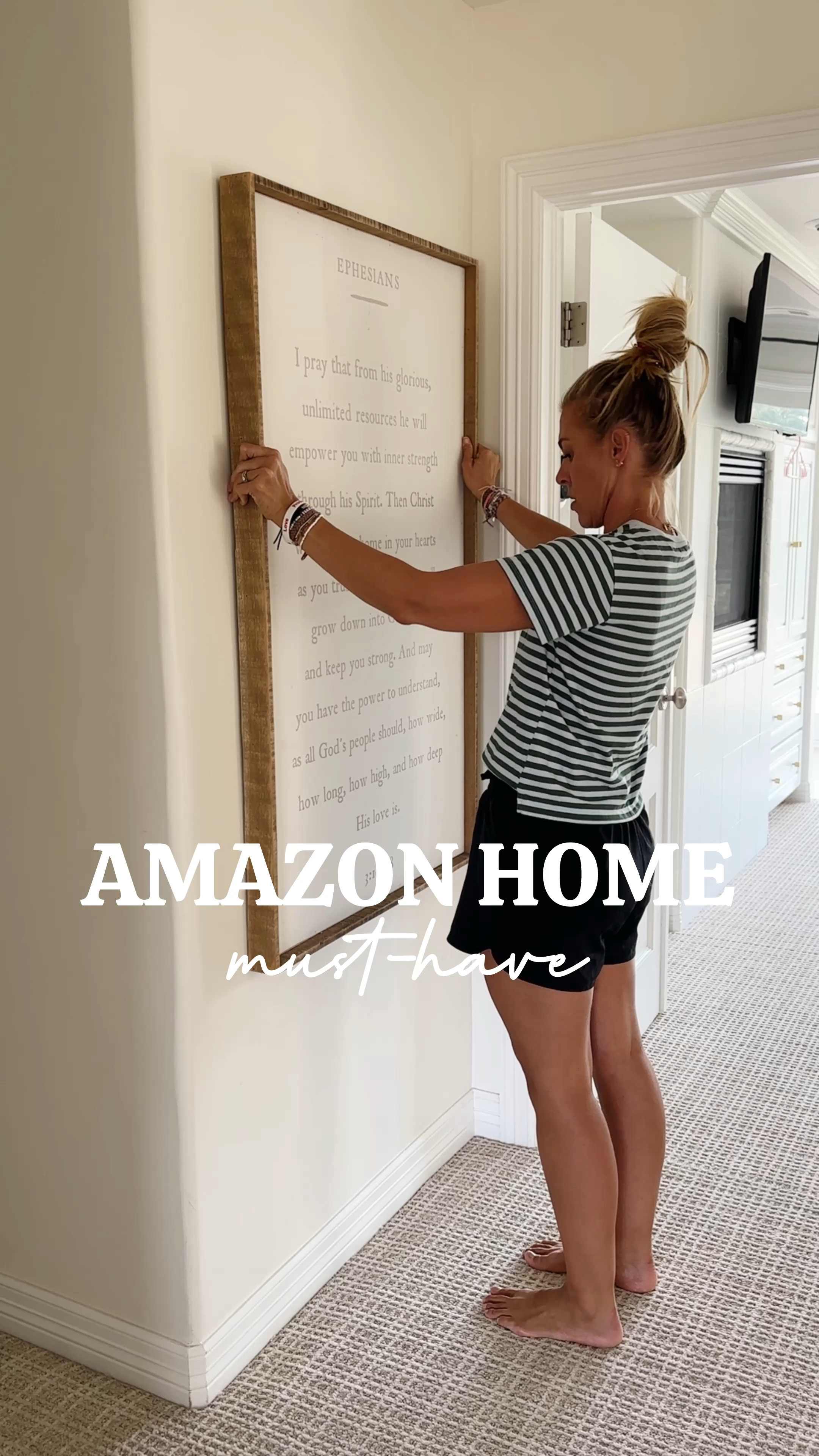 The Amazon version just sold out! Linking the same picture hanging tool from Home Depot for $10🙌🏻