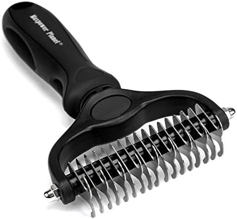 Maxpower Planet Pet Grooming Brush - Double Sided Shedding and Dematting Undercoat Rake Comb for ... | Amazon (US)