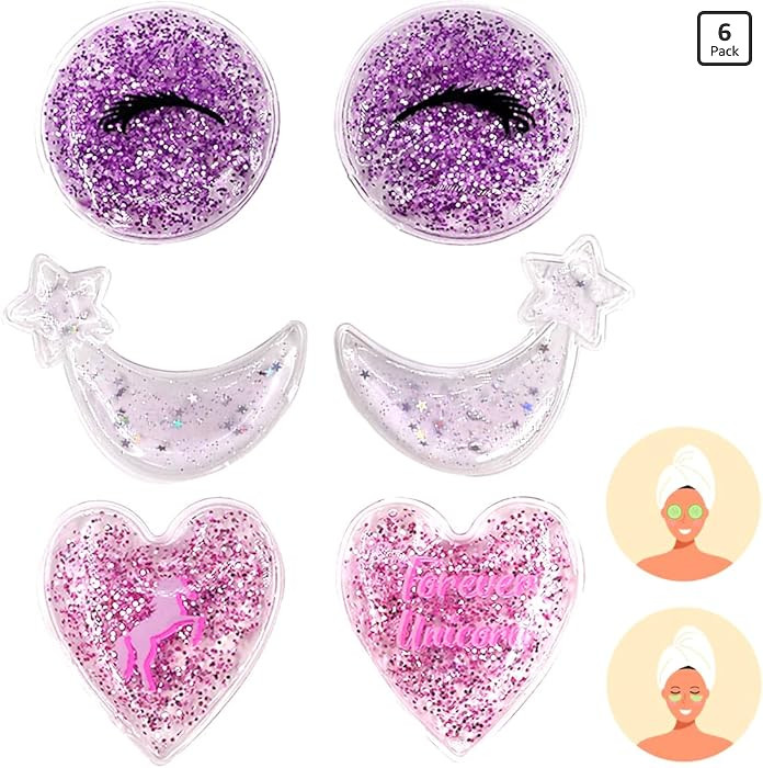 Gel Eye Ice Pack, Cooling Eye Pad, Cooling Eye Masks Hot ＆ Cold Treatment for Eye Strain, Eye S... | Amazon (US)