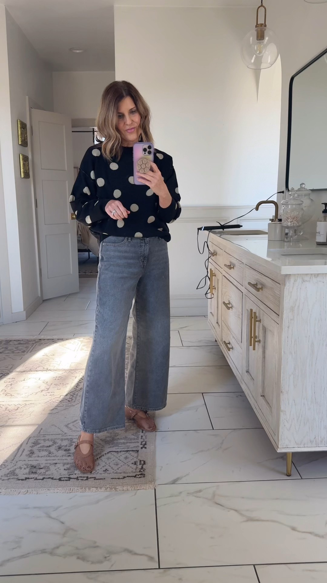 Wearing a small sweater

#LTKOver40 #LTKFindsUnder50 #LTKStyleTip