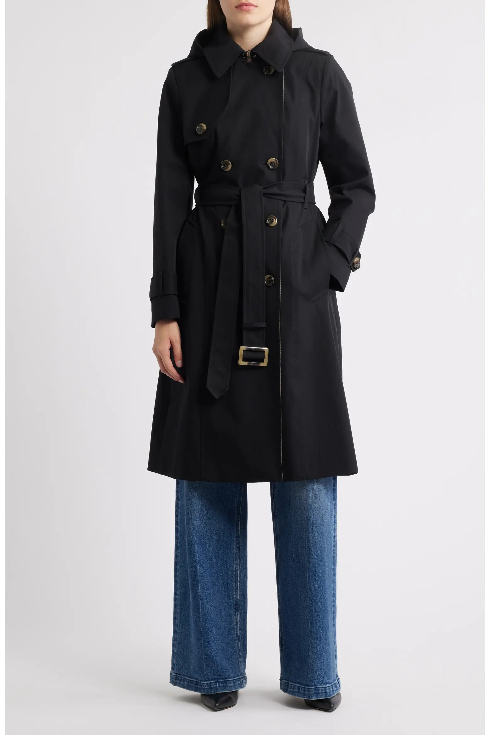 Heritage Trench Raincoat with Removable Hood (Women) | Nordstrom | Nordstrom