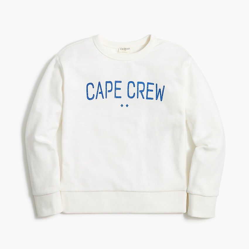 Kids' cape crew sweatshirt | J.Crew Factory