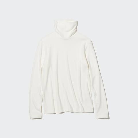 HEATTECH Fleece Turtleneck Long Sleeved Top | UNIQLO (UK)