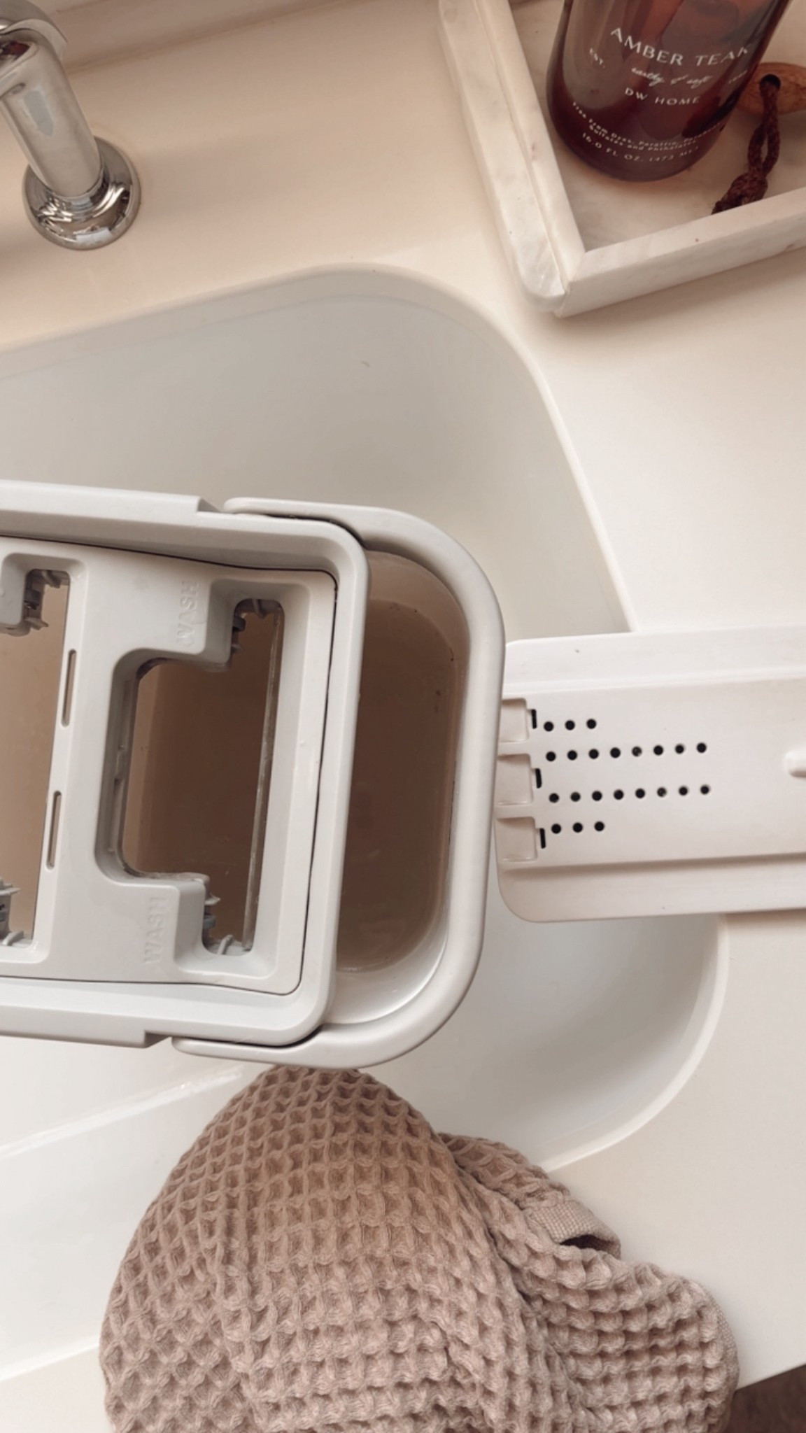 I’ve had this mop for a few years now and still love it for washing our floors. The microfiber clothes pick up so much dirt, as you can see. 

#LTKHome #LTKmomlife