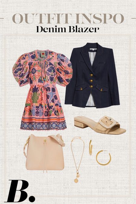 This is an elevated spring outfit idea featuring my favorite Veronica Beard denim blazer! 

~Erin xo 

#LTKSeasonal