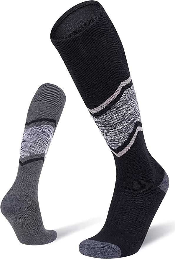 FITRELL 2/3 Pack Ski Socks for Skiing Snowboarding, Full Cushioned Winter Wool Warm Socks for Men... | Amazon (US)