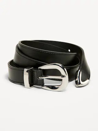 Faux-Leather Western Belt | Old Navy (US)