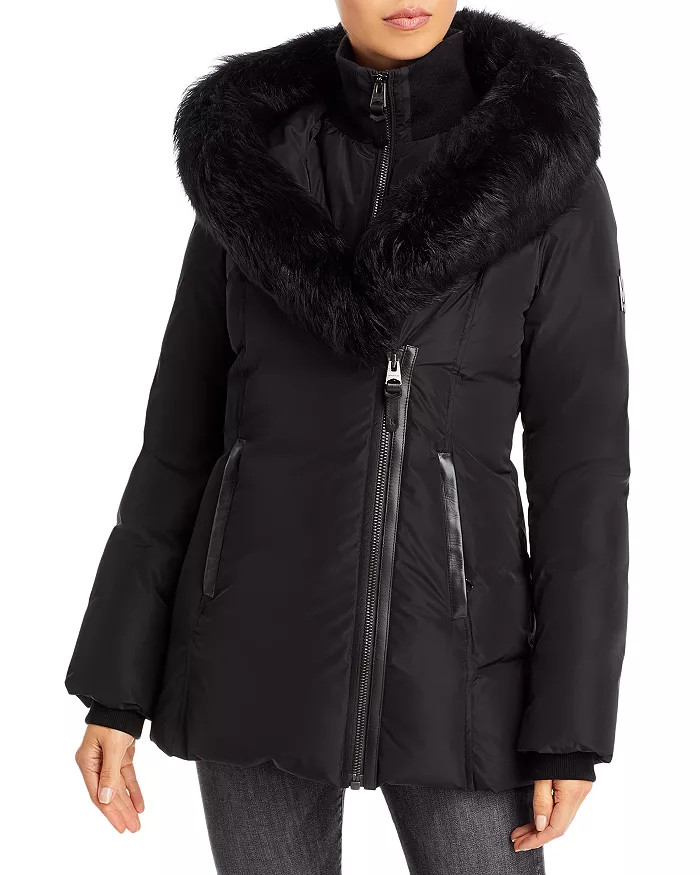 Adali Hooded Shearling Down Jacket | Bloomingdale's (US)
