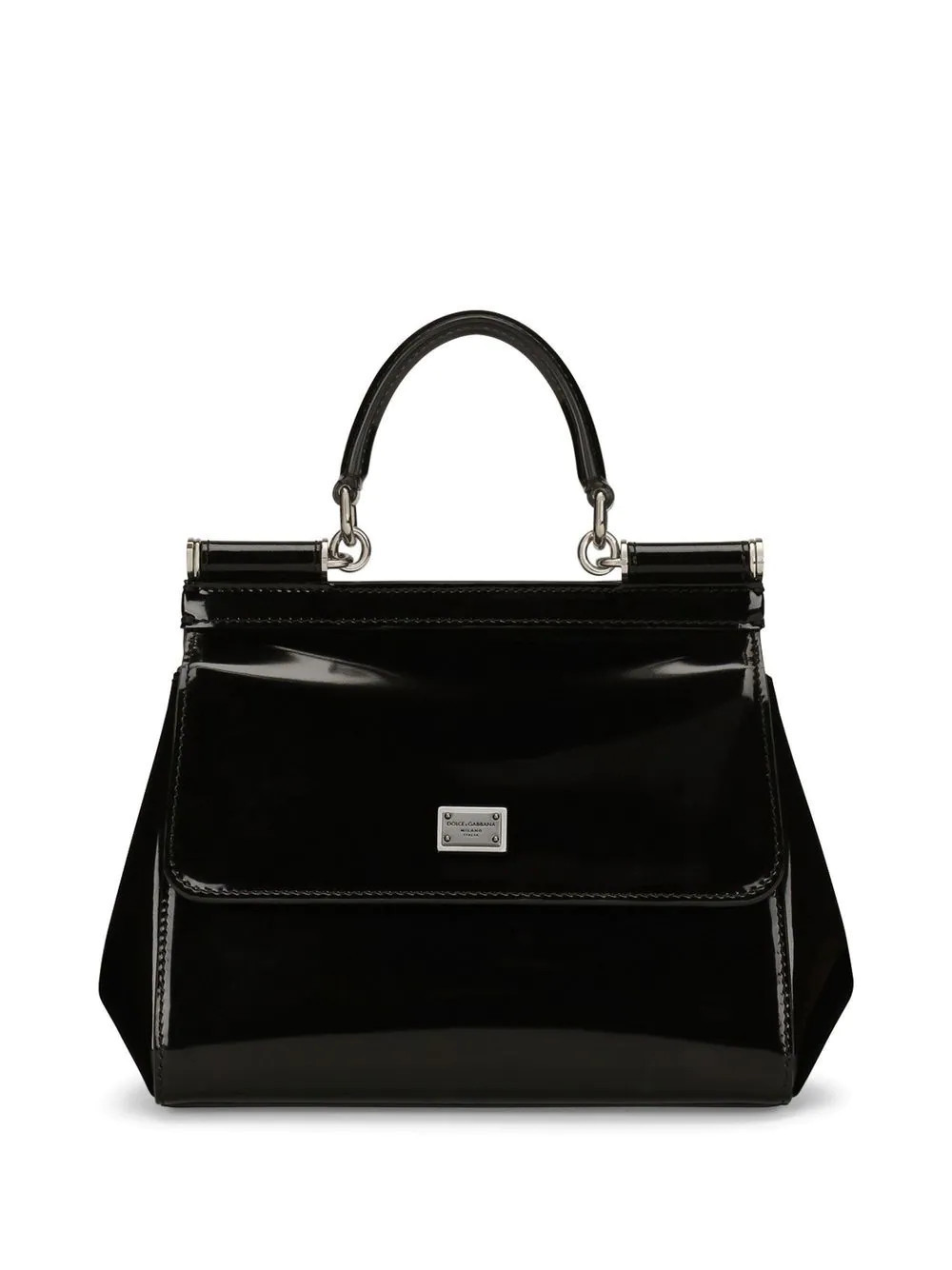 KIM DOLCE&GABBANA Sicily patent bag | Farfetch Global