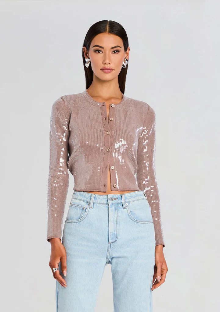Annamarie Sequin Knit Cardigan | Retrofete