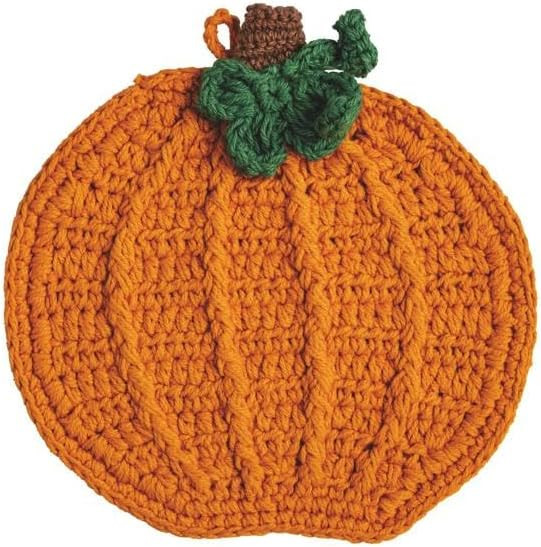 Mud Pie Orange Pumpkin Trivet, Kitchen Entertaining Piece, Hostess Gift, Seasonal Table Decor, Se... | Amazon (US)