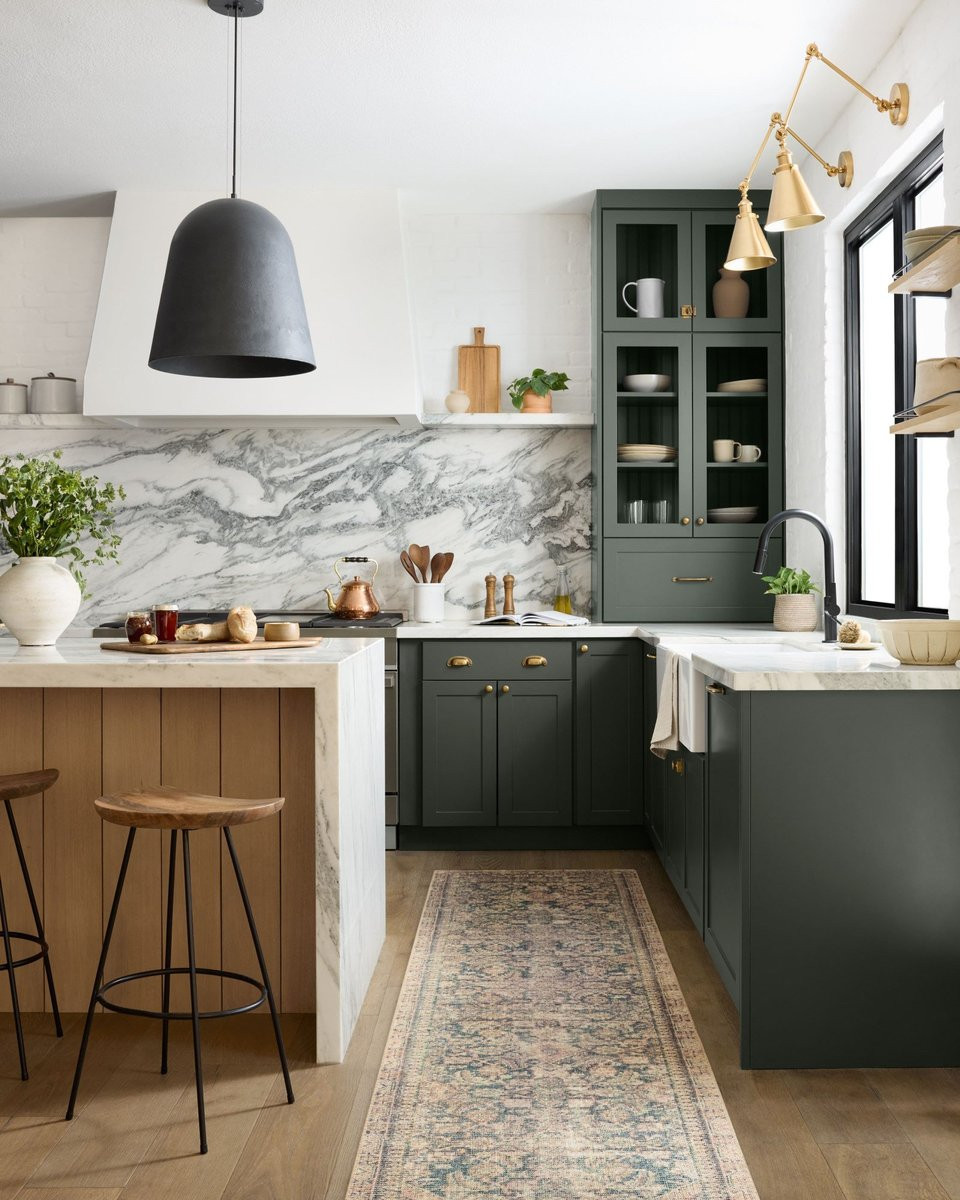 Aubrey AUB-01 Navy Printed Area Rug | Rugs Direct