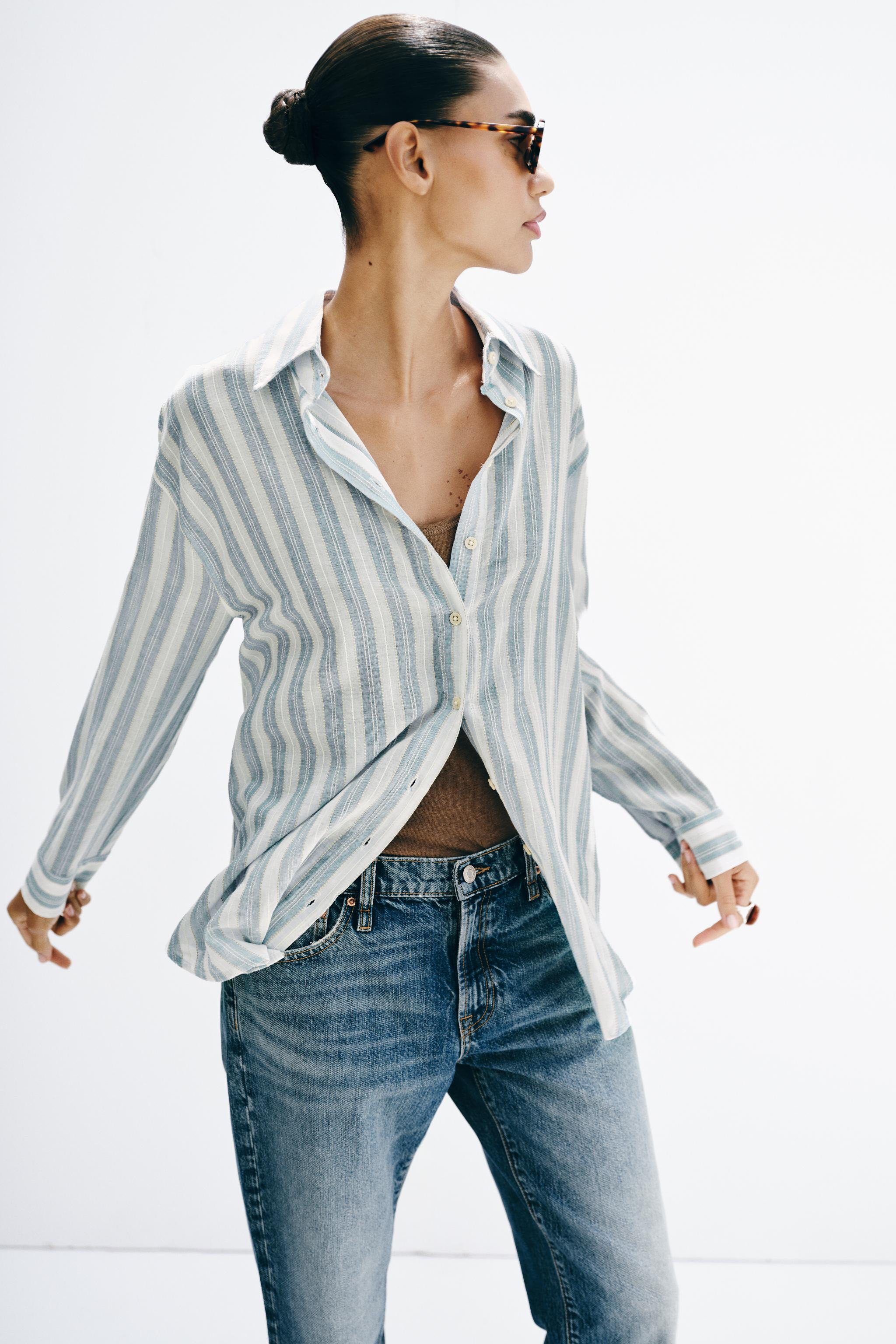 STRIPED VOLUME SHIRT | Zara US