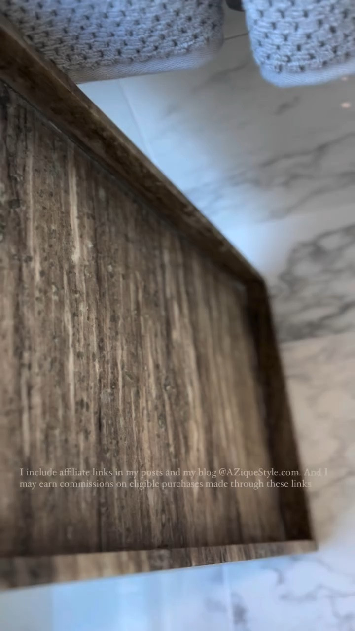 Put some epsom salt in a glass jar with wood lid, grape seed or almond oil in a bottle with a pump and a wood drenage massager in a marble tray right next to your shower. Treat yourself with shower massage once a week. I love to decorate this set with a marble shell. This gives additional relaxation – just the size, form and weight of this piece makes you feel relaxed when holding it. You can also check my collection of decor pieces in my blog, maybe you’ll find something else appealing just for you, I have e very pretty and extensive collection.🔗🔗🔗To shop comment and I will send you links immediately to your direct messages🔗🔗🔗#spa #spabathroom #spashower #walkinshower #bathroomremodel #bathdecor #aziquestyle #interiordesign #homestyling #aziquestyle #walmart #walmartpartner

#LTKHome #LTKVideo #LTKGiftGuide