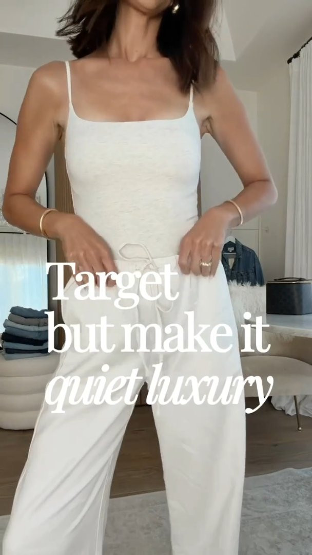 Target but make it quiet luxury…. Obsessed with this look! I’m just shy of 5-7” wearing the size small sweater and XS linen pants #stylinbyaylin #aylin #targetoutfit #Target 

 #LTKgrwm #LTKootd #LTKSeasonal