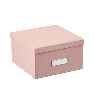 Bigso Blush Stockholm Photo Storage Box | The Container Store