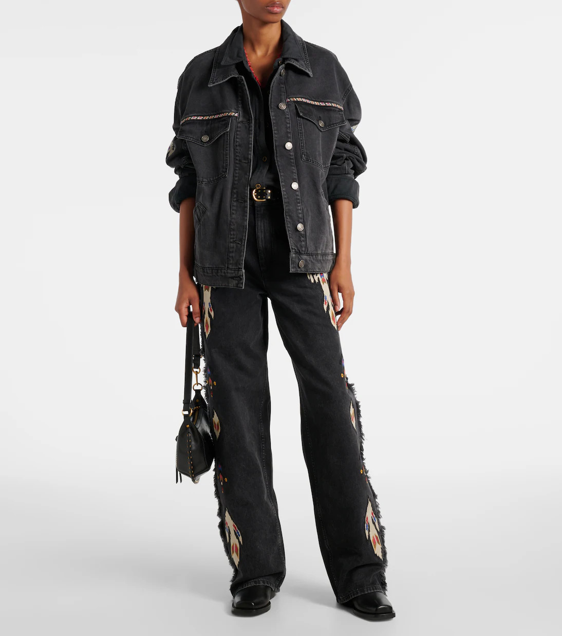 Maella fringed wide-leg jeans | Mytheresa (US/CA)