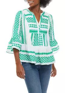 Women's Flare Sleeve Swing Top | Belk