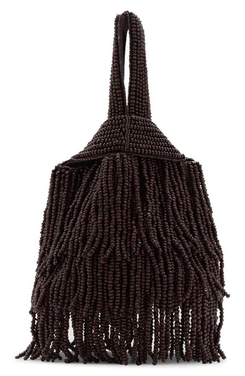 MANGO Beaded Handbag in Brown at Nordstrom | Nordstrom