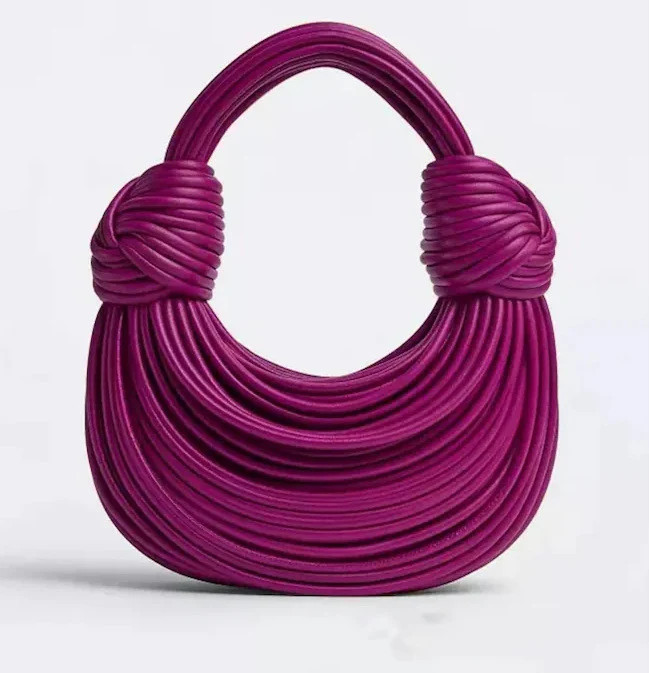 SARAH EXPRESS Knotted Noodle Weave Tote Travel Bag - Carmine | Shop.app
