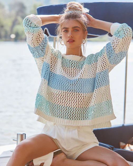 Augustus Knit Stripe Sweater | VICI