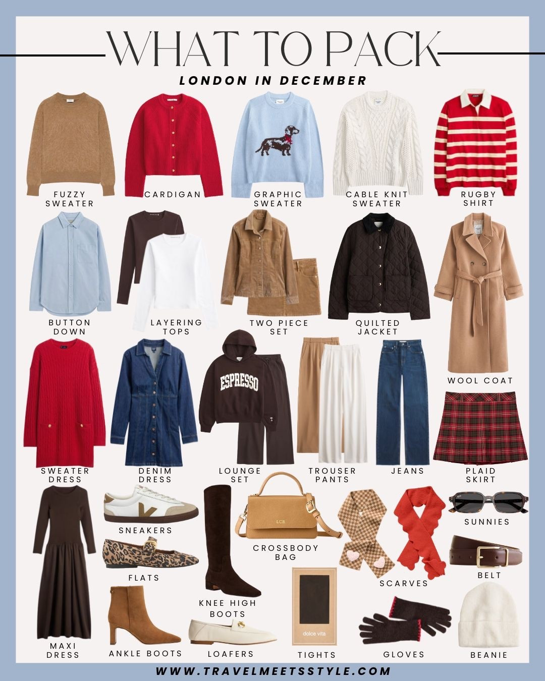 Headed to London for the holidays and need some help packing for your trip? This is your destination for the ultimate London packing list ✨


What to pack for London in December, London outfit ideas, London winter outfits, London Christmas outfits 

#LTKTravel