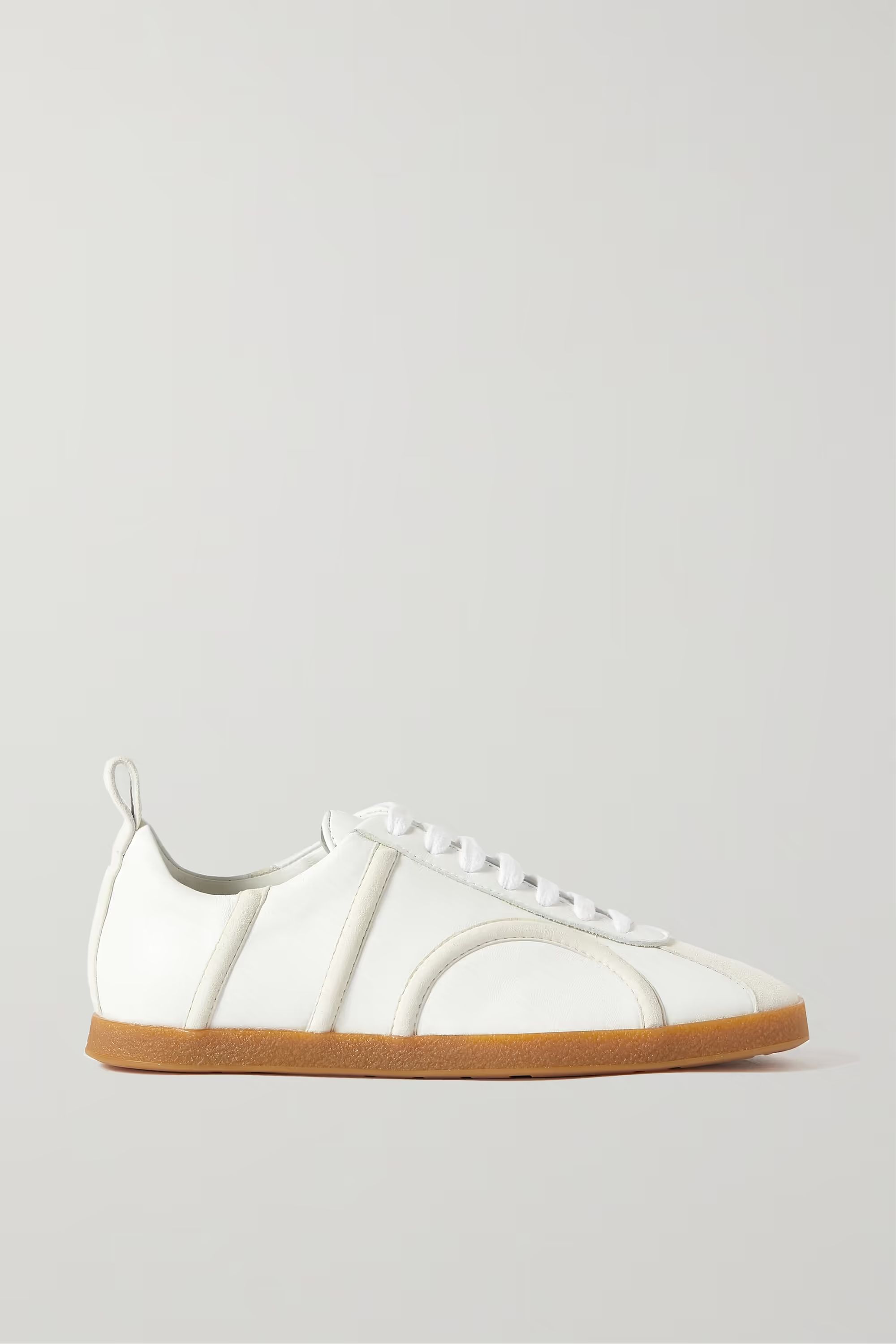 Leather and suede sneakers | NET-A-PORTER (UK & EU)