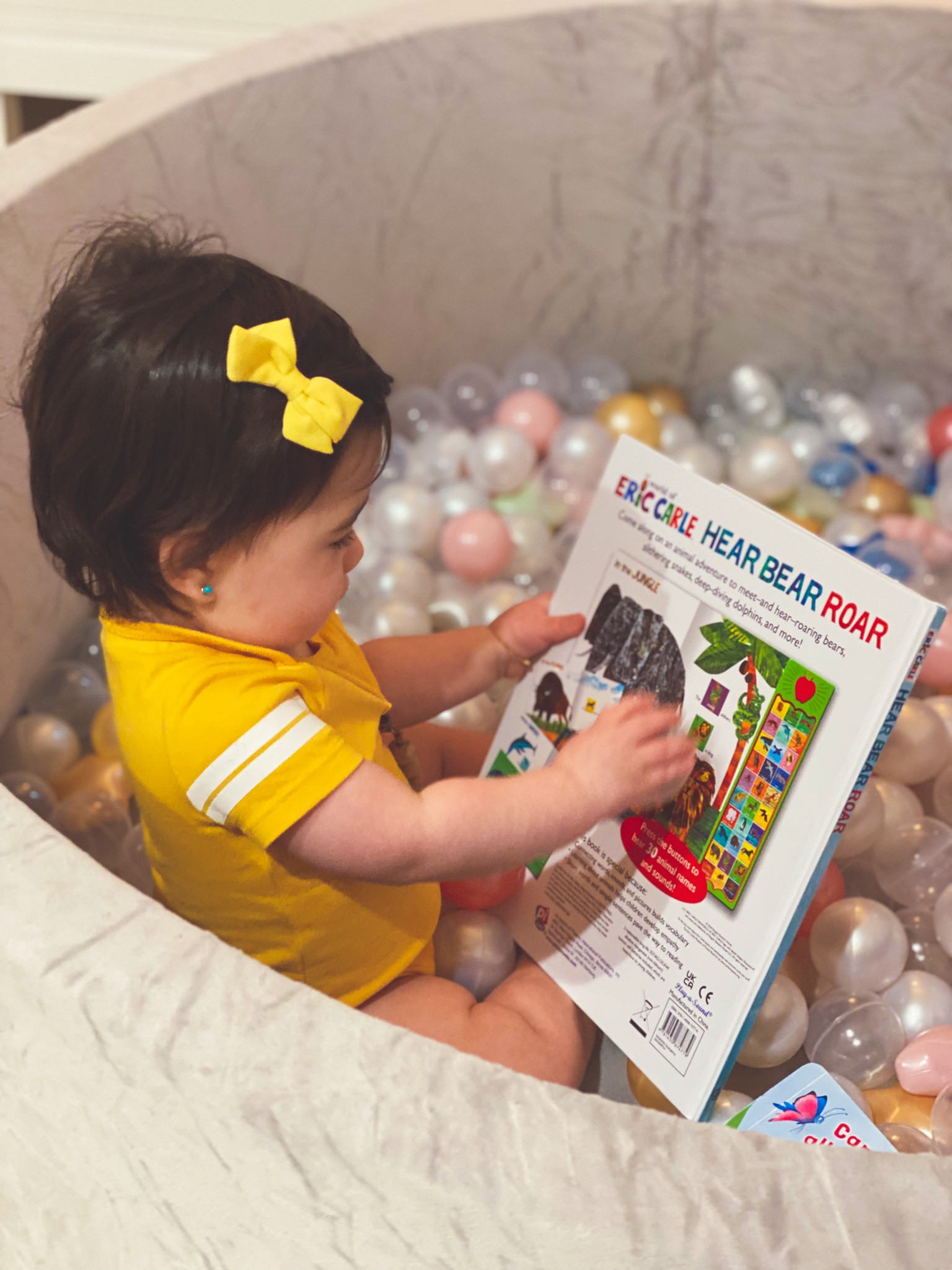 BABY | she loves reading in her new ball pit. (balls not included)

#LTKhome #LTKbaby #LTKfamily