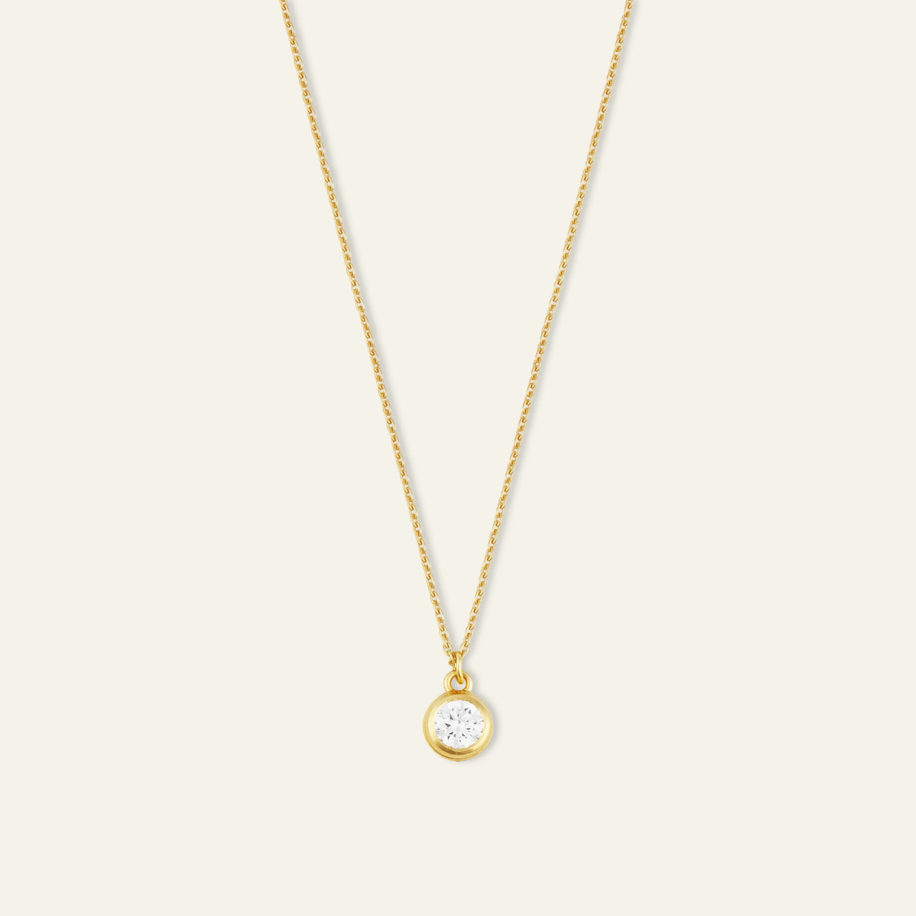 Dainty Bezel Necklace | HART