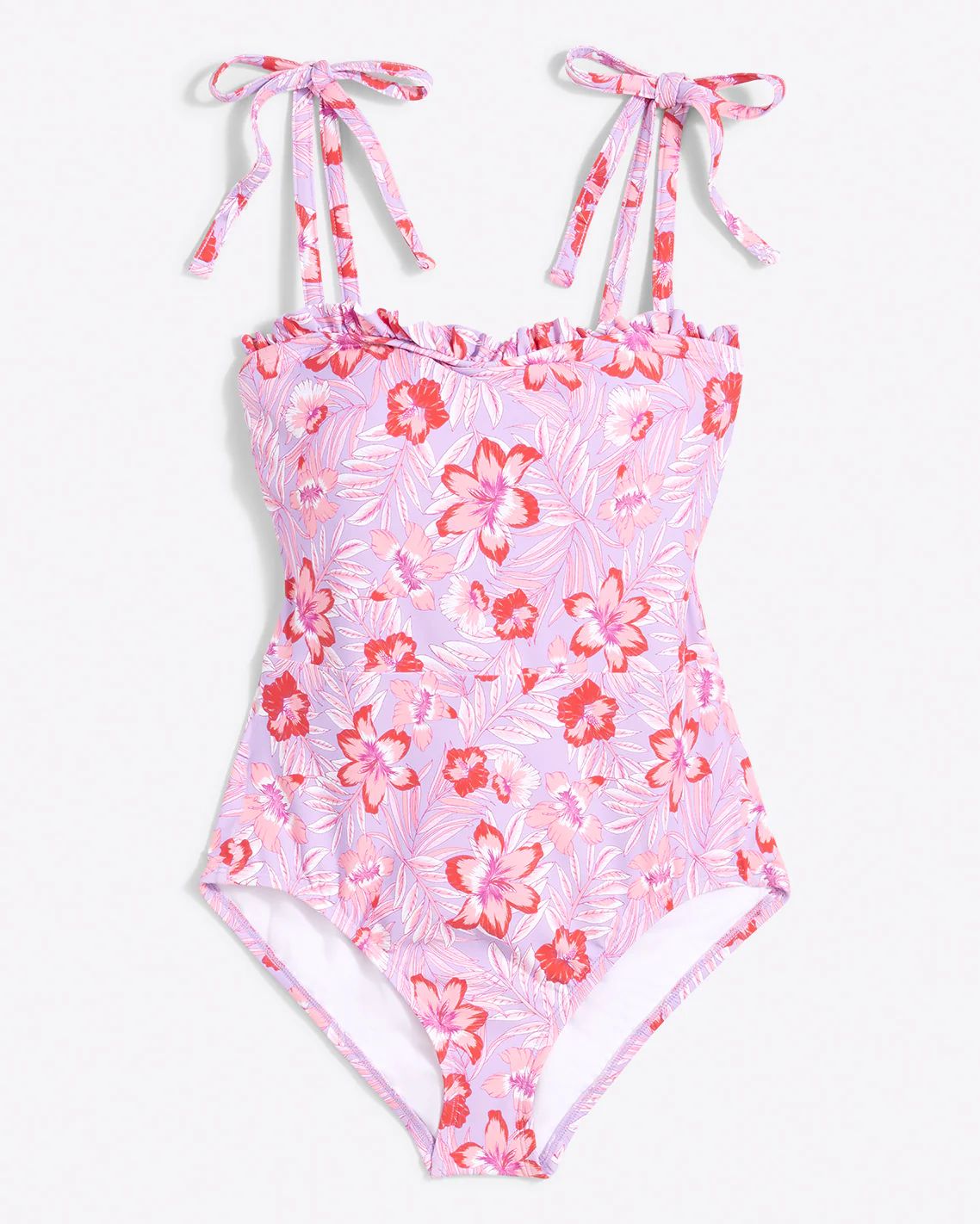 Ruffled One Piece Swimsuit in Floral Scallop | Draper James (US)