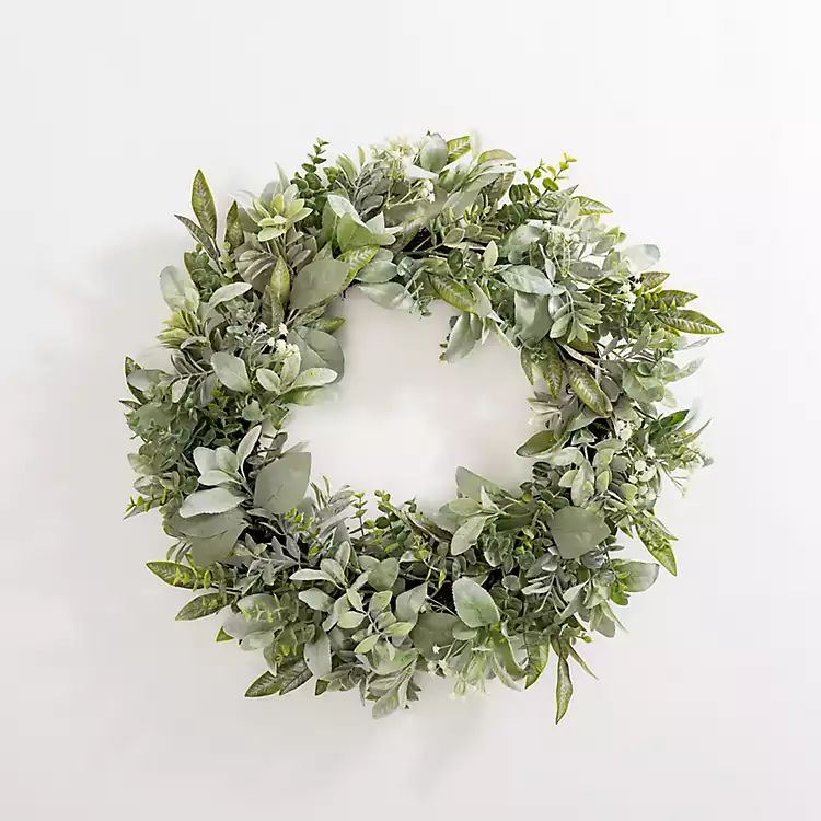 New! Flourishing Greenery Mix Wreath | Kirkland's Home