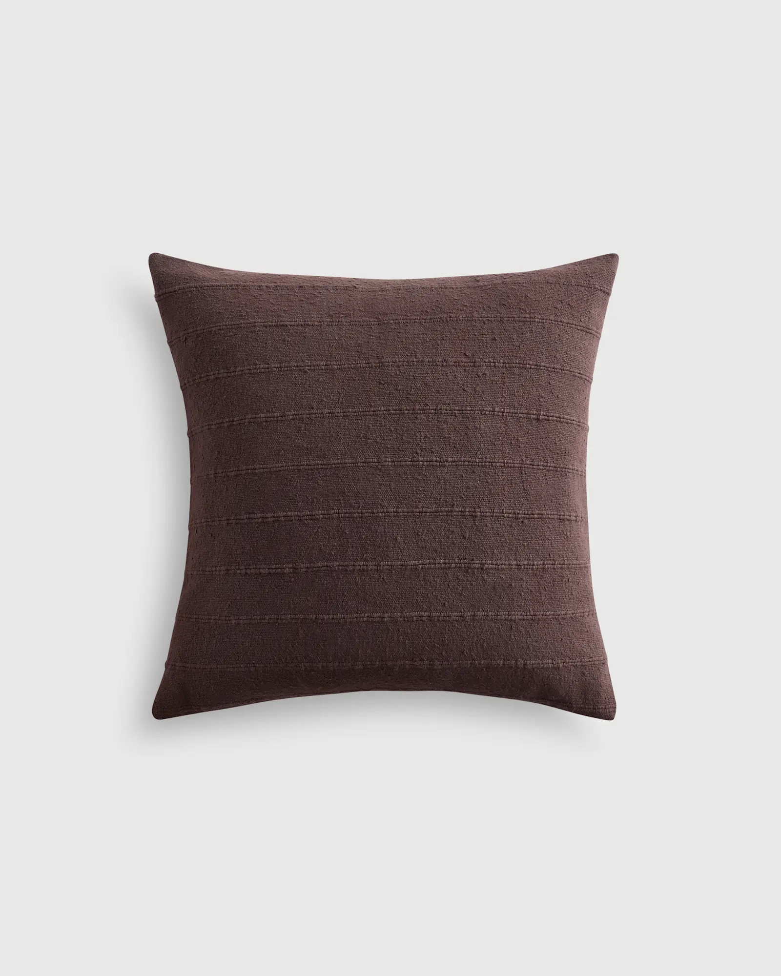 Textured Striped Cotton Pillow Cover | Quince