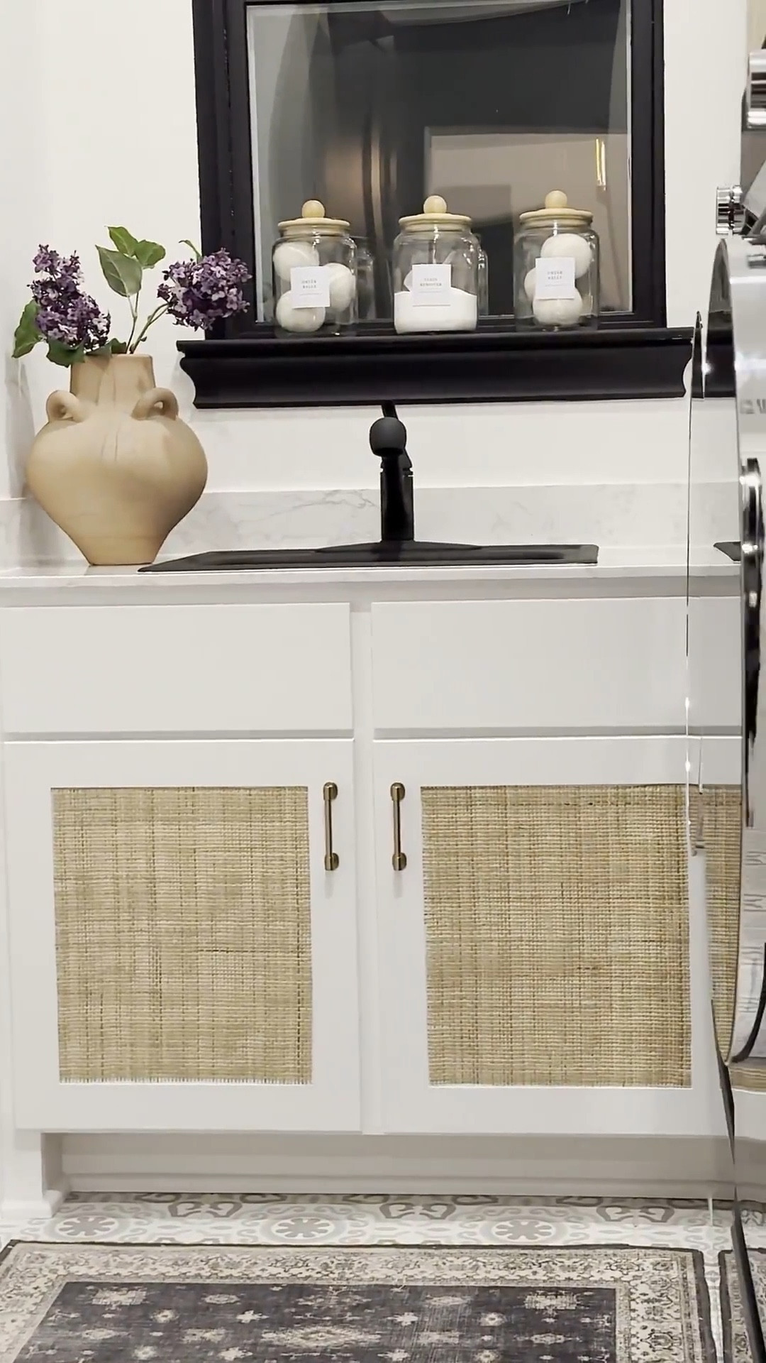 Here’s a simple way to upgrade your cabinets or furniture pieces 😊

There are a few ways to install these to achieve this look: 

The simpler method involves a hot glue and wood glue combo. Hot glue cures instantly which serves the purpose of holding the webbing sheet in place…. while the wood glue serves as a much stronger adhesive. I applied hot glue along the edges and the wood glue directly into the sheet. 

Method 2 is to soak the webbing roll in water for 30 mins then laying it on a flat surface with the corners held down…..Let it dry overnight….This process creates a flat sheet which allows for a smooth cutting and application process. 


#LTKSaleAlert #LTKStyleTip #LTKHome