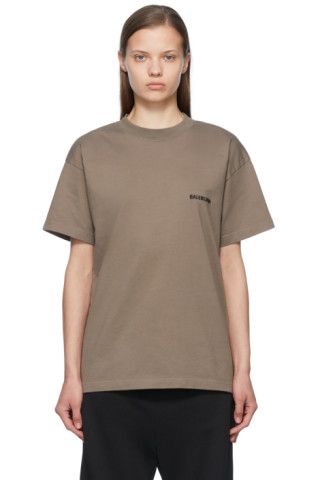 Brown Cotton T-Shirt | SSENSE