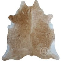 Beige & White Cowhide Rug - Genuine Hair On Cow Hide Size 6x6' Top Quality | Etsy (US)