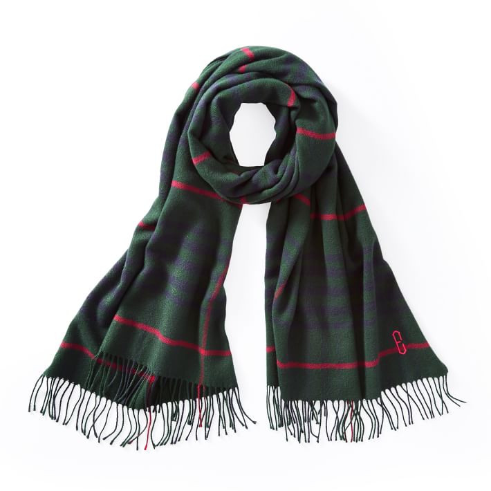 Italian Plaid Blanket Scarf | Mark and Graham