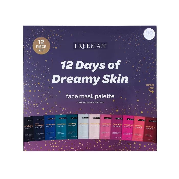 Freeman 12 Days of Glow Mask Gift Set - 12ct | Target