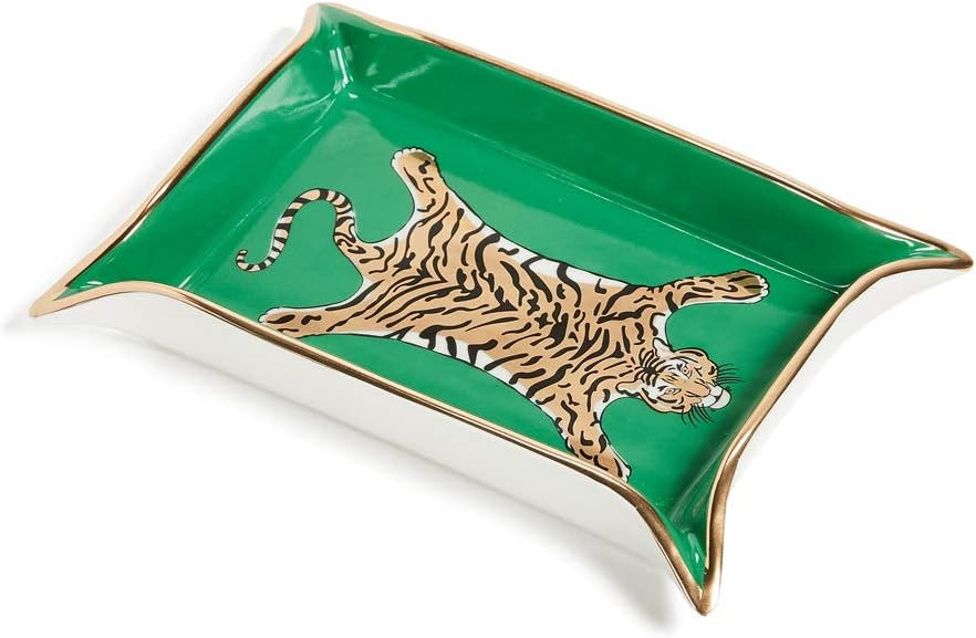 Jonathan Adler Tiger Valet Tray, Green | Amazon (US)
