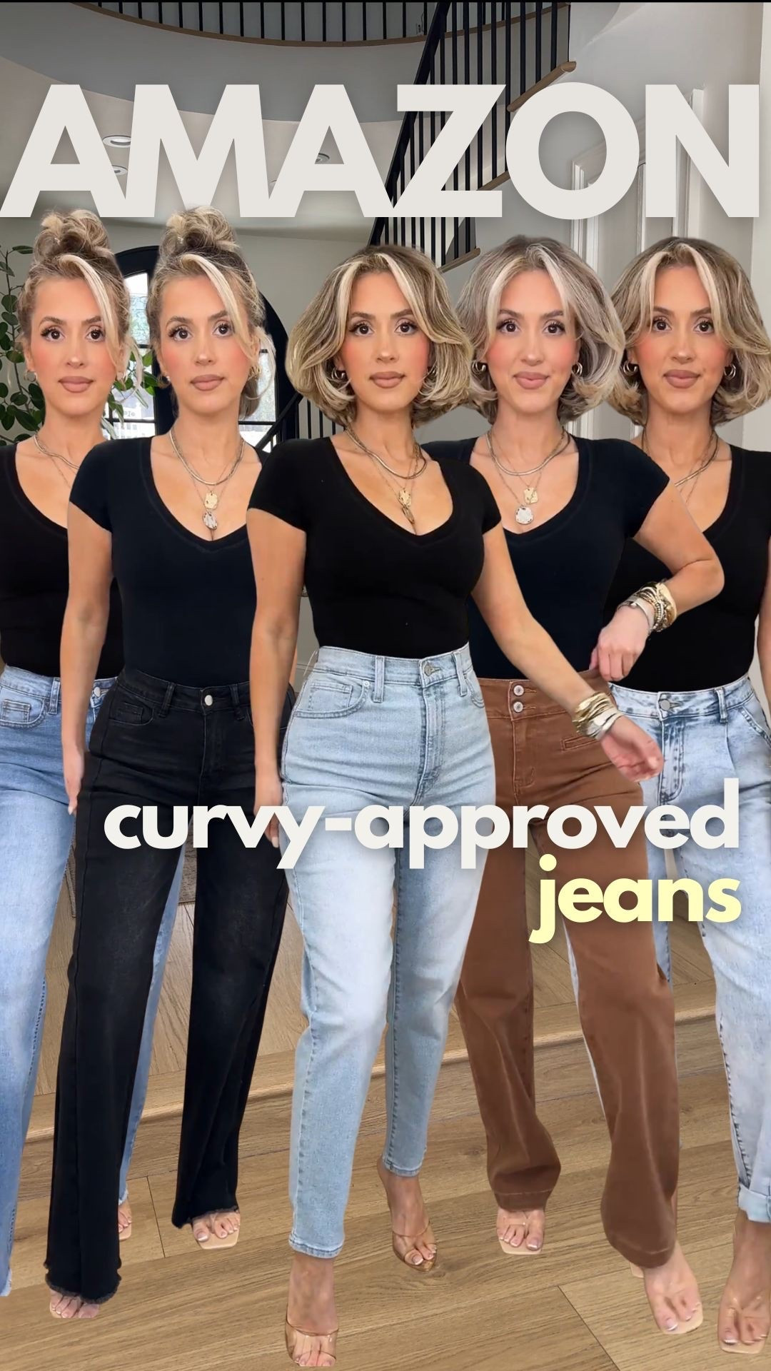 Curvy & petite approved stretch jeans from Amazon! 🙌🏼🔥🌶️ i’m wearing a size small or size 4

#LTKootd #LTKU #LTKSaleAlert