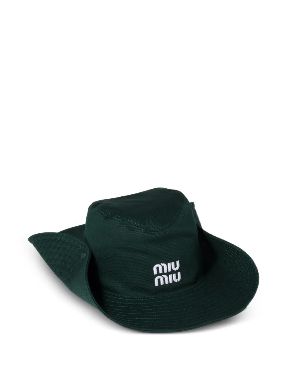 Miu Miu drill hat - Green | Farfetch Global