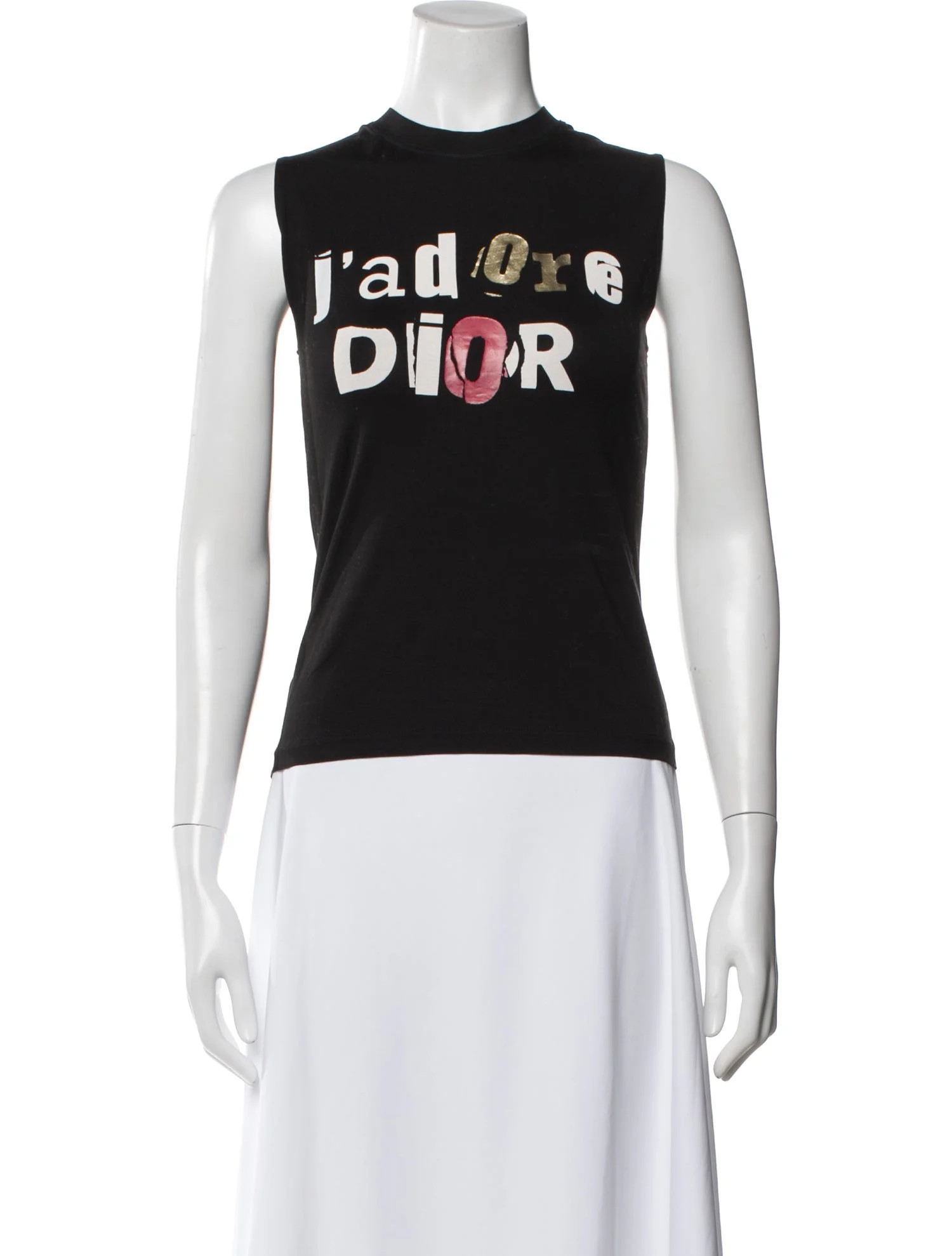 Christian Dior Vintage 2003 T-Shirt - Black Tops, Clothing - CHR579213 | The RealReal | The RealReal