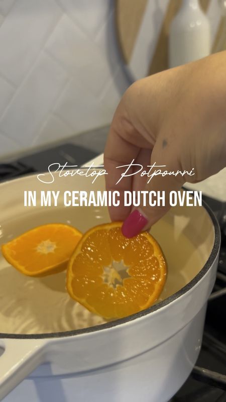 Making stovetop potpourri in my 2QT Dutch oven during the holidays is one of my favorite things to do. Not only is it aesthetically beautiful, but it also fills the house with the most amazing scents of the holidays.

#LTKVideo #LTKHoliday #LTKhome