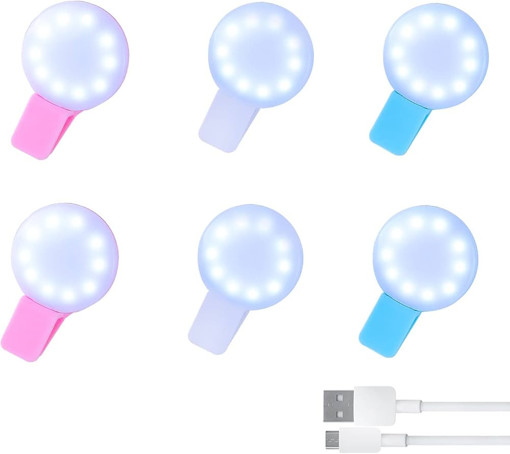 KunHe N2 Pack of 6 Rechargeable Nursing Light Nurse Light Hands Free to Grip Clothing Purse Light... | Amazon (US)